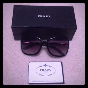 Prada oversized sunglasses